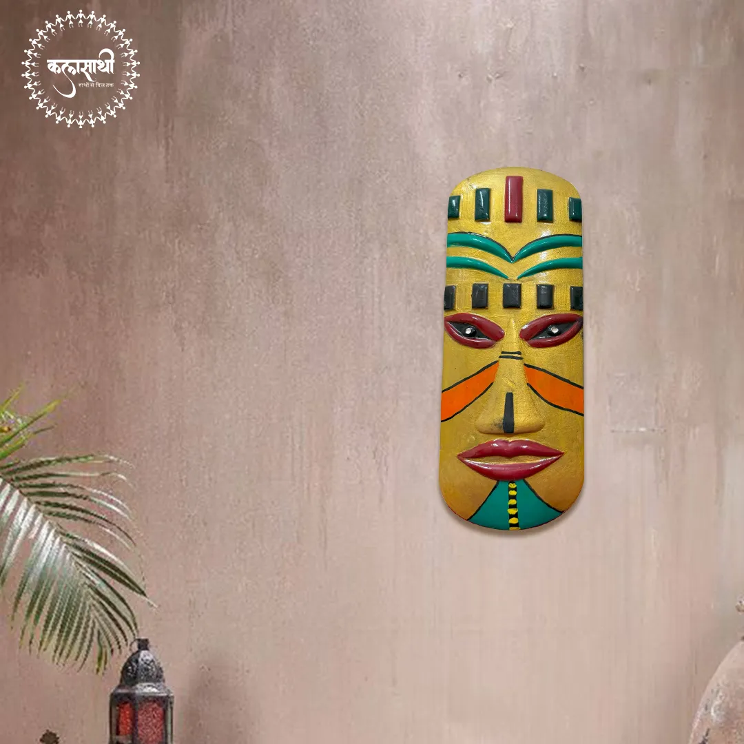 Tribal Face Colurful  men